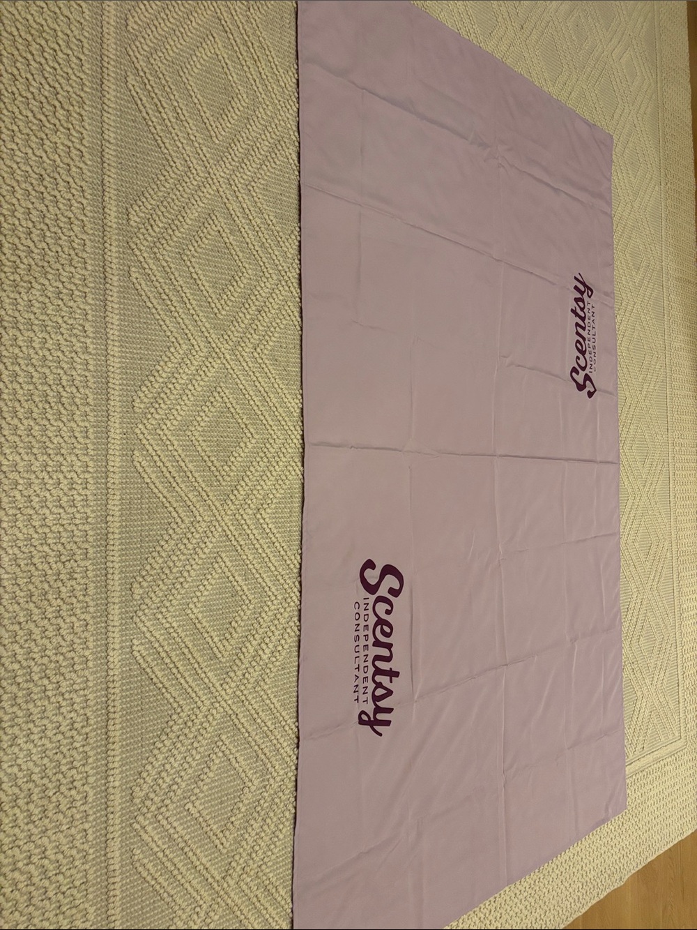 Scentsy Lavender Logo Tablecloth